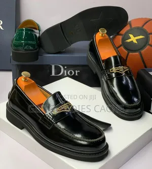 Christian Dior Luxury Shoes Green/Black