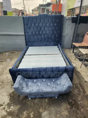 Brand New Dark Grey Queen Size Bed Frame.