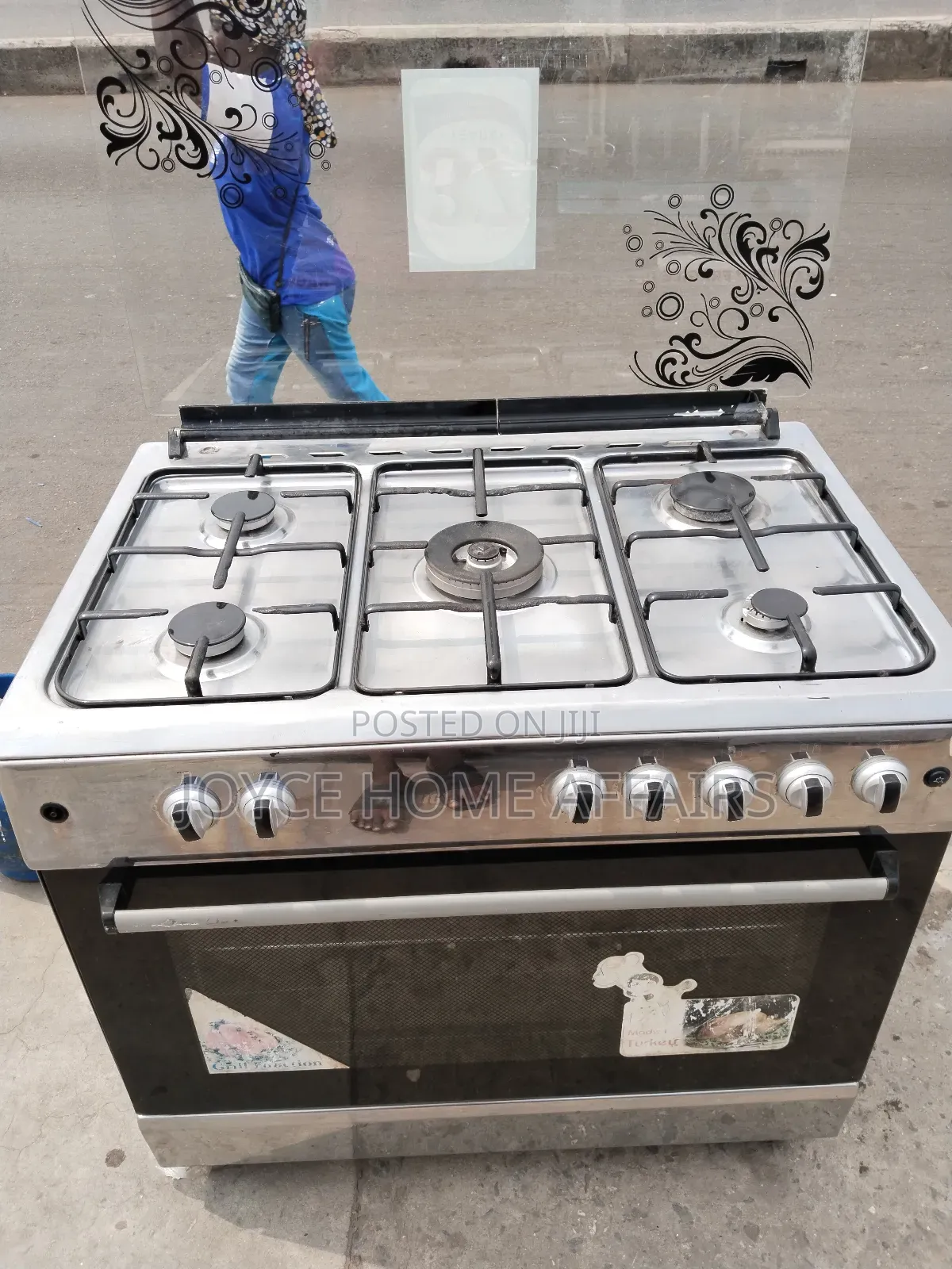 5 Burner Standing Gas Maxi