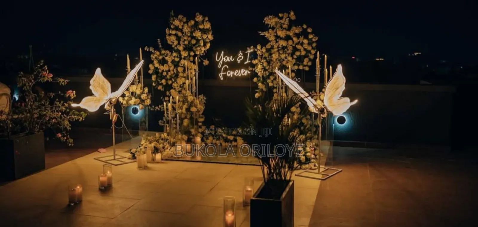 Butterfly Light Stand