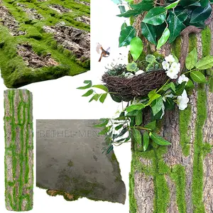 Wholesale of Artificial Tree Bark Moss Wallmats