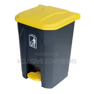 80l Top Quality Plastic Outdoor Foot Pedal Dustbin