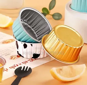 12PCS Multifunctional Aluminum Foil Cupcakes Cup