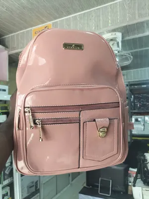 Multipurpose Women Backpack With Creative Patterns - Pink