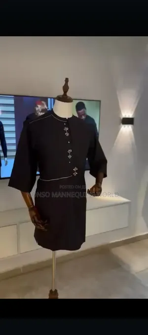 Male Cream Colour Dress Form With Wooden Hands