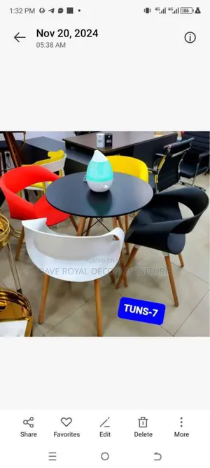 Quality Restaurant Table and Chairs