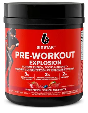 Six Star Pre-Workout Explosion, Fruit Punch