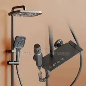 Black Shower Set