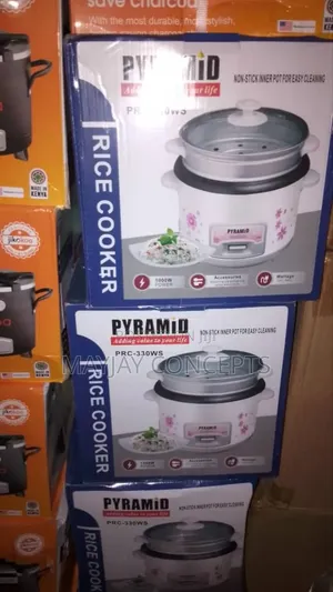 Pyramid 3-Litres Rice Cooker With Non-Stick Inner Pot