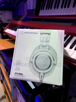 Audio Technica M50x White Coloured Headphones