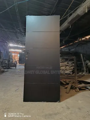 Black Wooden Room Door