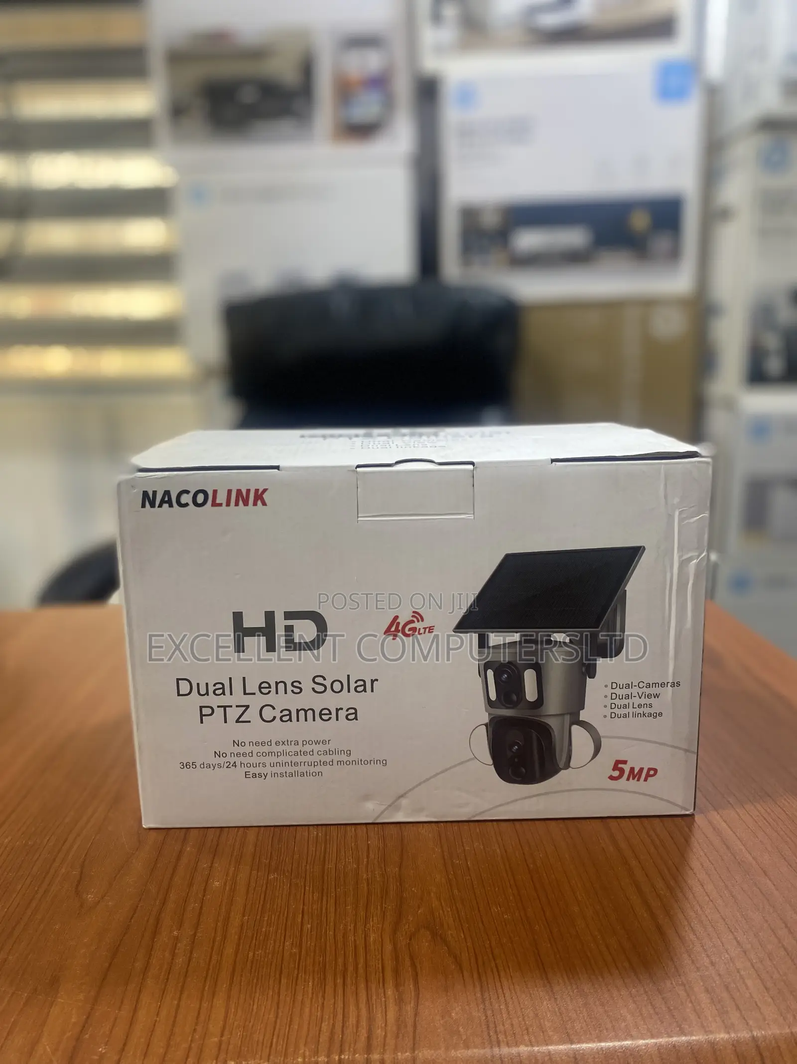 Dual Lens Solar PTZ Camera