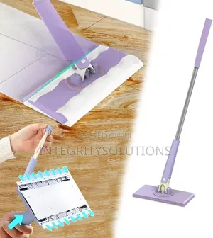 Automatic Cloth Changing Mini Mop, Push-Pull Handle