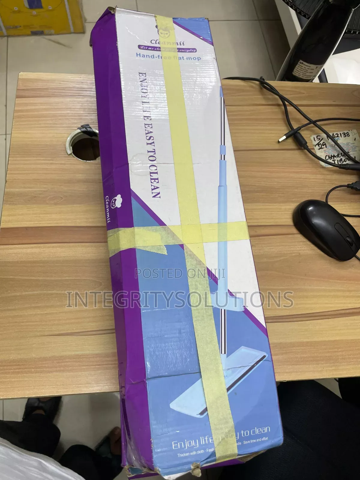 Automatic Cloth Changing Mini Mop, Push-Pull Handle