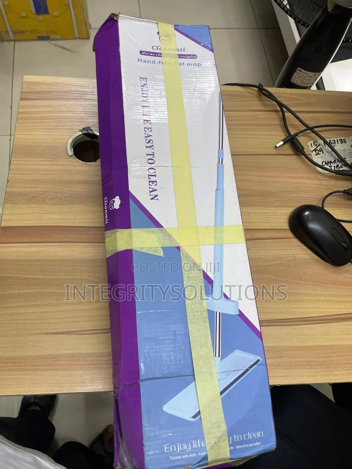 Automatic Cloth Changing Mini Mop, Push-Pull Handle