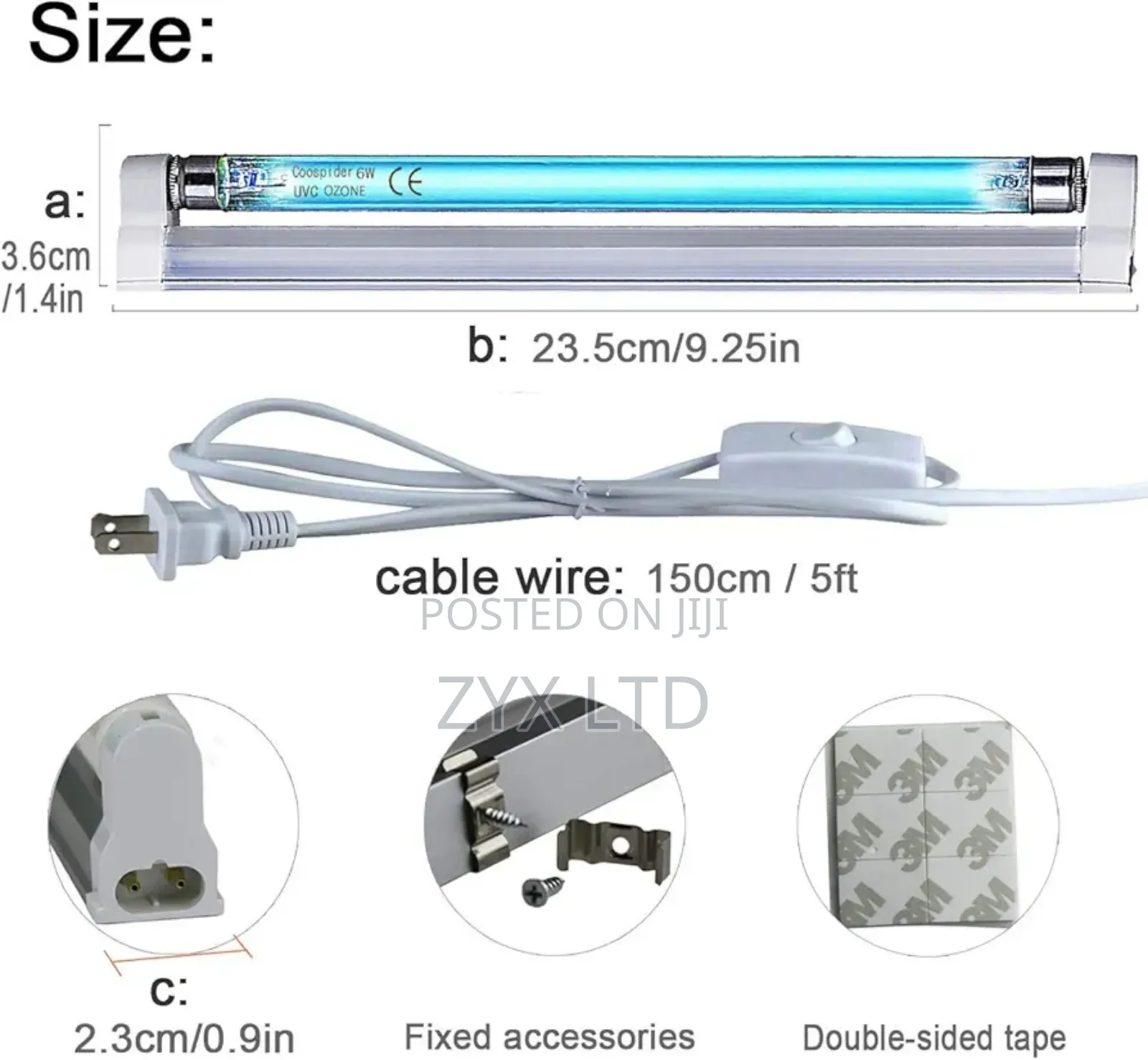Coospider Ubc Germicidal Lamp 8W