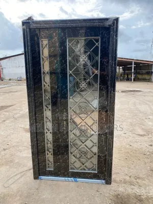 2.1m by 1.2m Extra Height Marble Glass Door