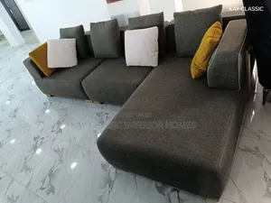 Fabric L Shape Sofa, Turkish Product And Good Quality