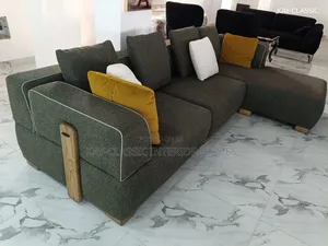 Fabric L Shape Sofa, Turkish Product And Good Quality