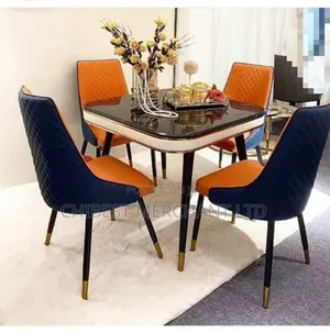 New Modern Dining Table and Chairs Set by 4