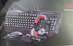 Gaming Combo Mouse Keyboard Headphone Mouse Pas Combo