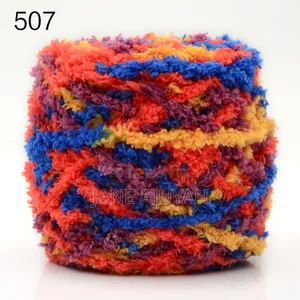 Mixed Colour Fur Yarn-100g