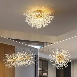 G9 Crystal Snowflake Ceiling Lights Living Room Kitchen Ligh