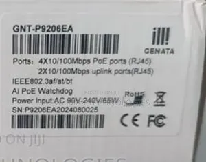Genata Ai Poe 4 Port Switch With 2 Uplink Port
