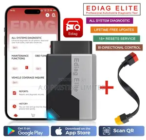 Ediag Elite Car Scanner With OBD Extension Cable