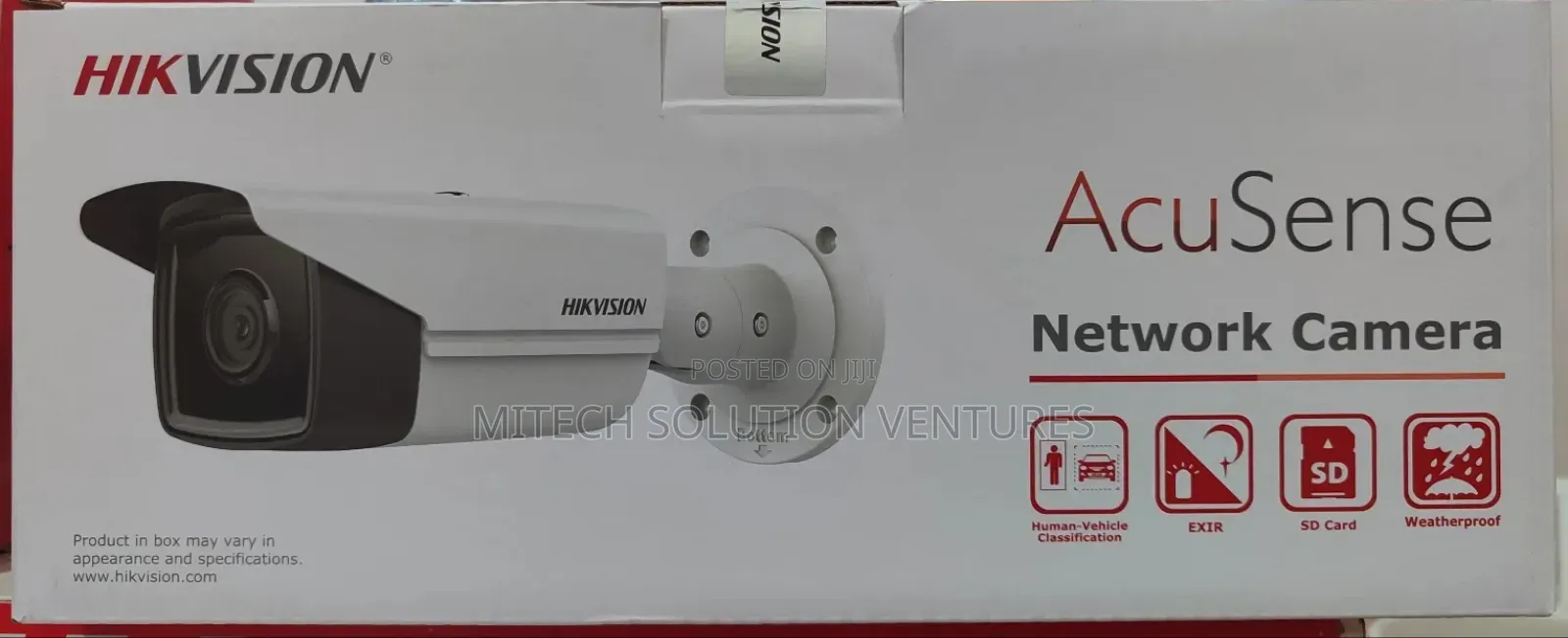 Hikvision 4mp Acusense Fixed Bullet Network Camera