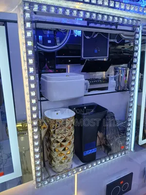 Crystal Led Mirror + Bluetooth +Time