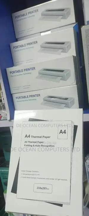 Portable Thermal Inkless Sensitive Bluetooth Printer
