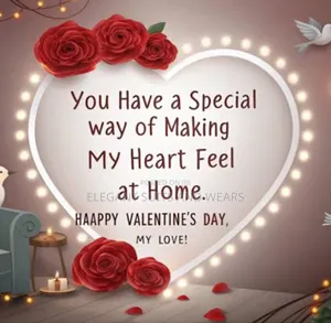 Love Messages On Frame With Pictures