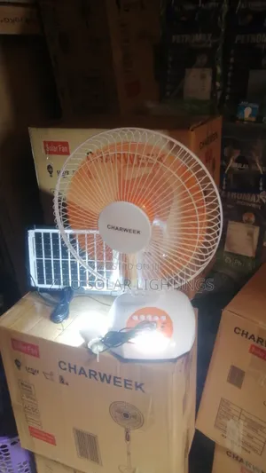 Rechargeable/Solar Table Fan