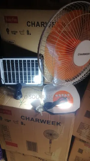 Rechargeable/Solar Table Fan