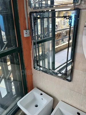 Black Crest Mirror (80 by 60cm)