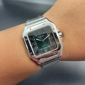 Cartier Silver Chain Watch