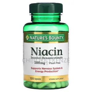 Nature Bounty Niacin (Inositol Hexanicotinate) 500mg X 120
