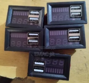 12v Car Voltmeter Voltage Meter Panel Dual Usb