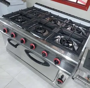 6 Burners Gas Cooker With Oven