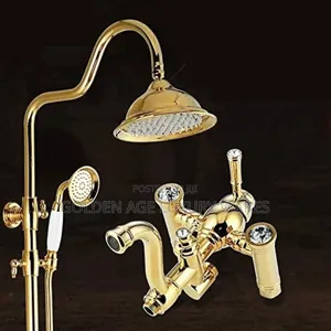 Gold Standing Shower 1a