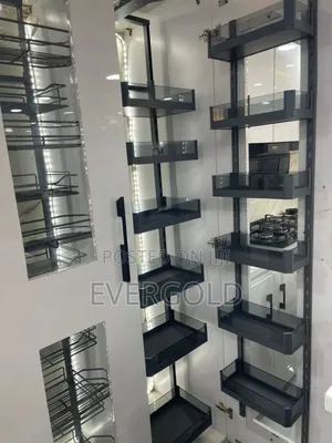 Glass Pantry Available With Complete Accessories