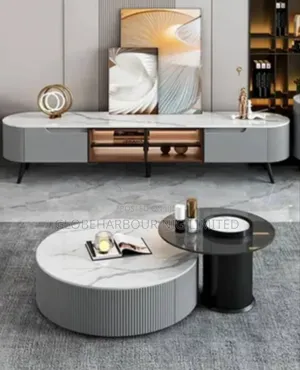 Luxurious Mable 2in1 Center Table With TV Stand