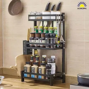 Imported Galvanized Stake Seasoning,Kitchen Spice Shelves