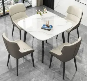 4 Seater Mable Dinning Set