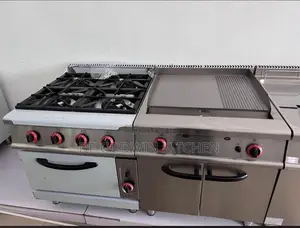 4 Burners Gas Cooker and Gas Griddle
