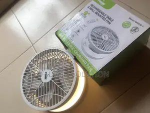 Recharge Fan With Led Light