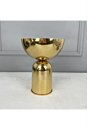 2 Piece Gold Vase