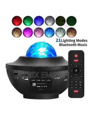 Galaxy Light Project With Bluetooth Speaker And Remote