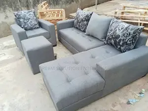 Standard L Shaped Parlor Sofa With Center Table